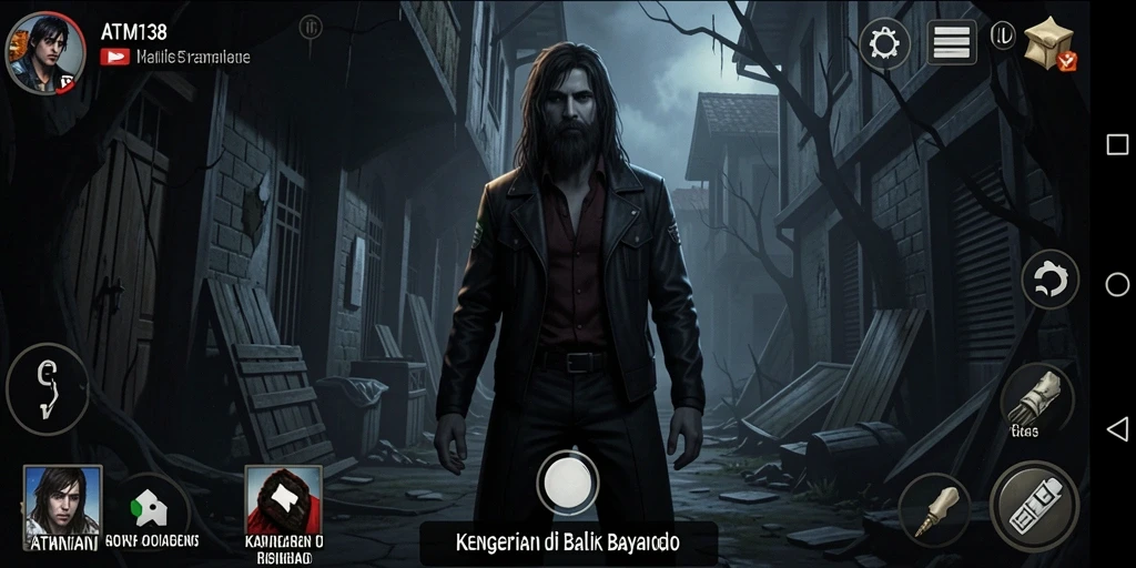 Tangkapan layar menampilkan gameplay menegangkan dalam ATM138.