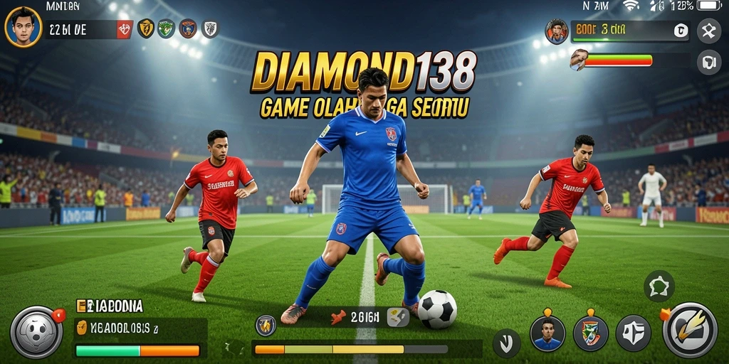 Screenshot gameplay <strong>DIAMOND138</strong> yang menunjukkan aksi seru permainan olahraga.