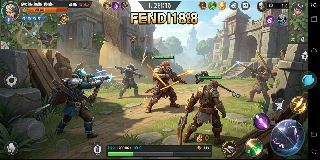 Tampilan gameplay menarik dalam FENDI188 dengan strategi SLG.