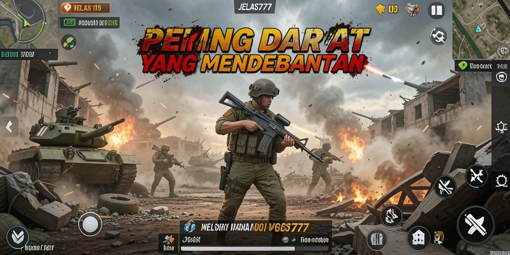 Tampilan gameplay mendebarkan dalam JELAS777 yang penuh aksi.