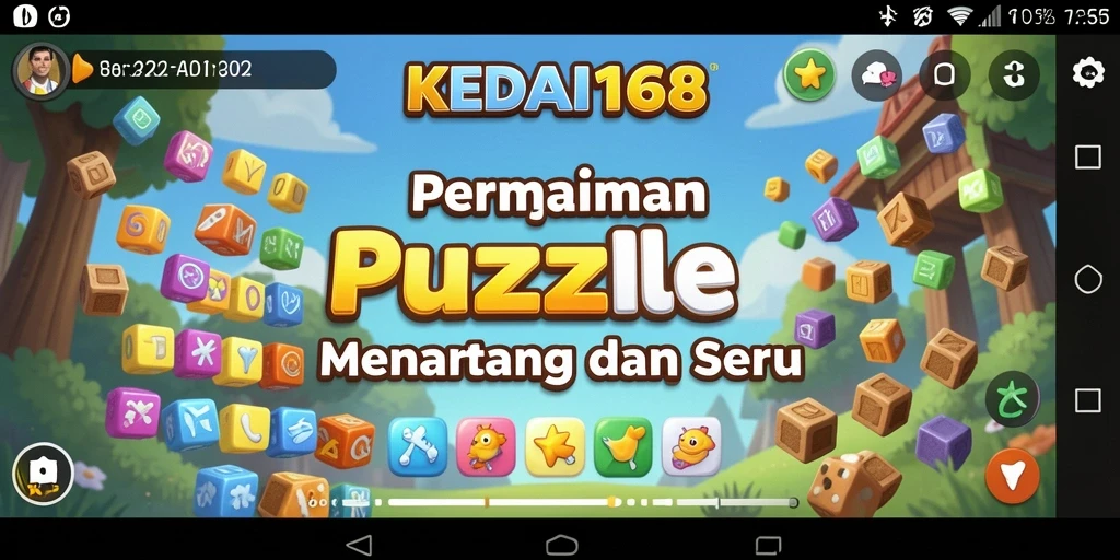 Tampilan gameplay KEDAI168 yang menantang dan menarik bagi pecinta Puzzle.