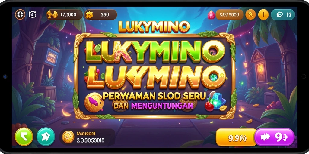 Tampilan gameplay seru dari LUKYMINO yang menampilkan Slot menarik.