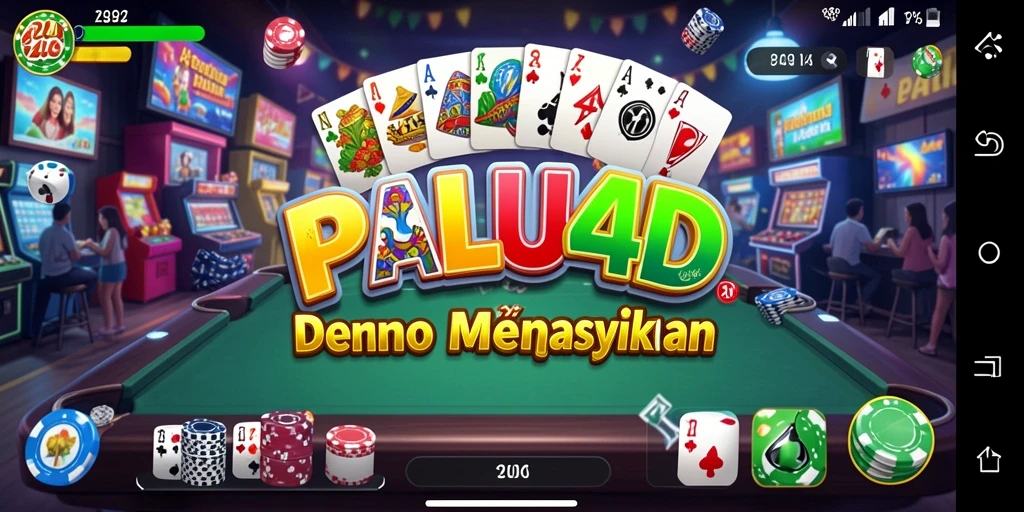 Tampilan gameplay PALU4D yang seru dan menantang.